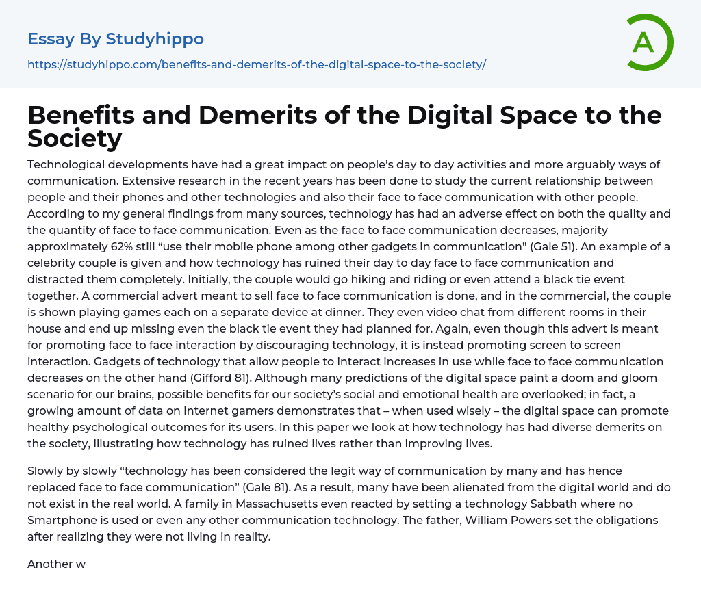 essay on human rights and digital space