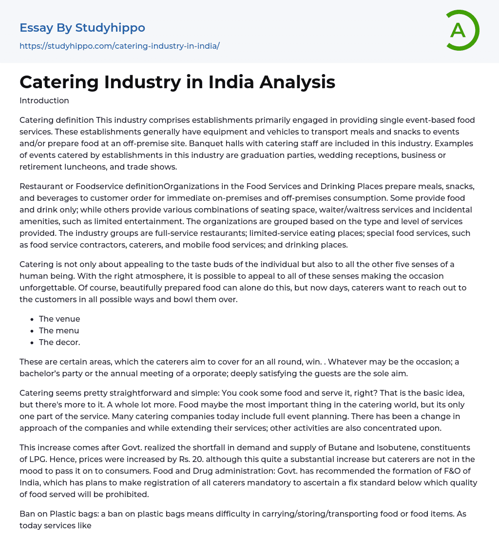 catering-industry-in-india-analysis-essay-example-studyhippo