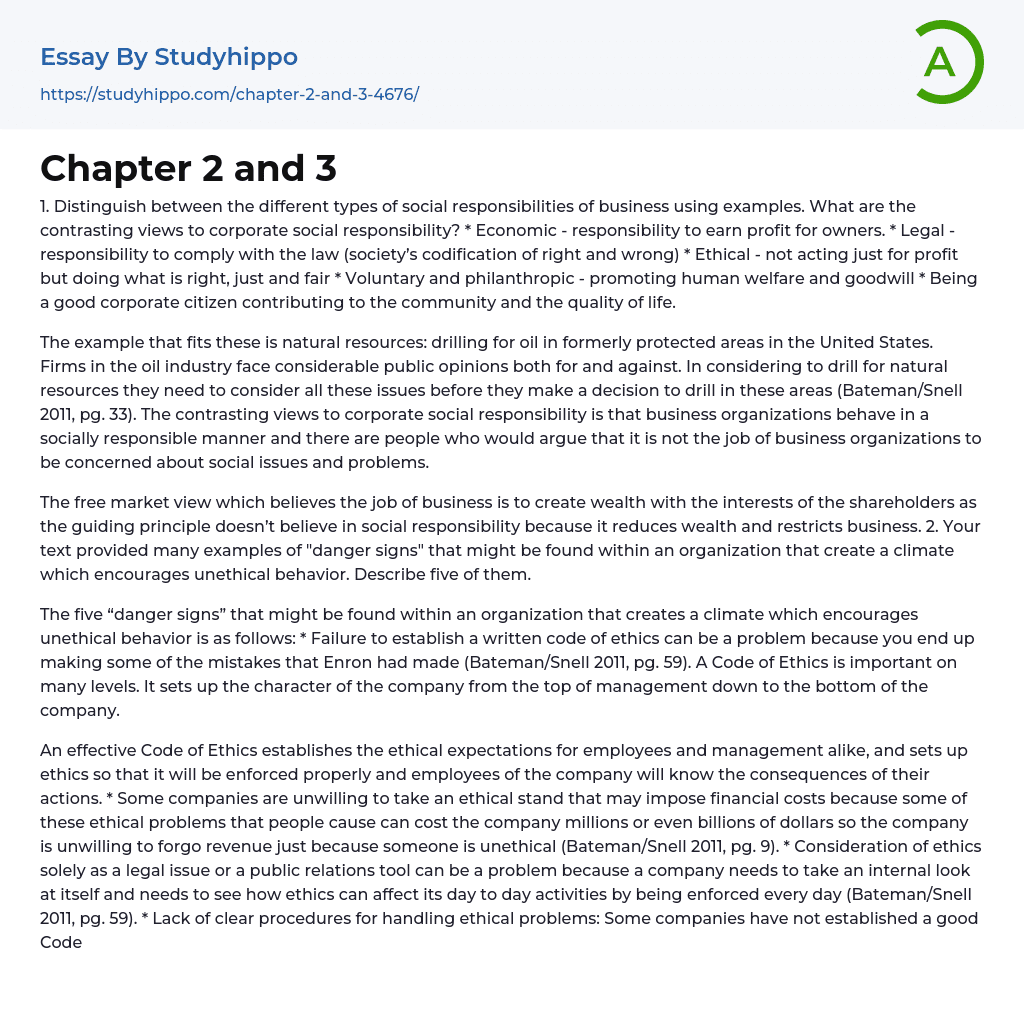 Chapter 2 and 3 Essay Example