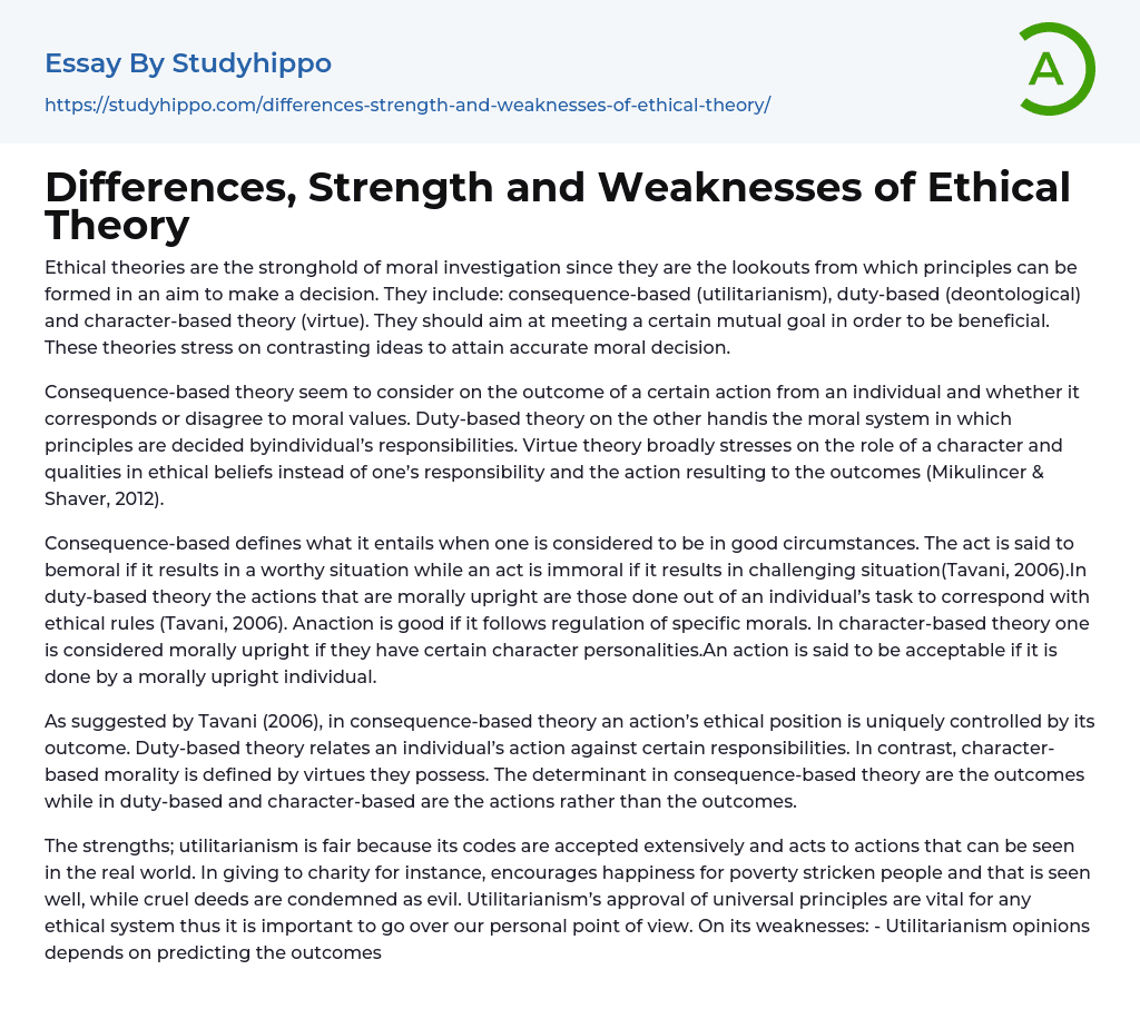 situation ethics strengths and weaknesses essay