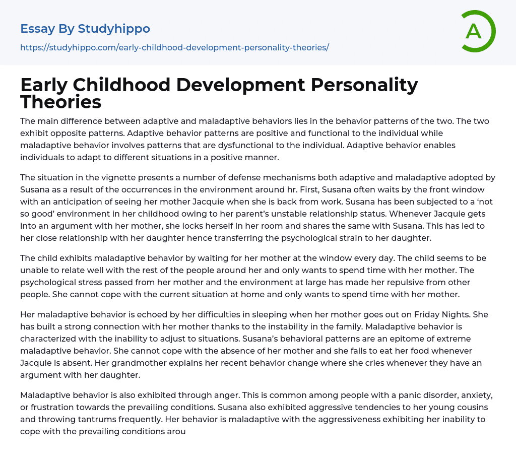 essay on child development theories