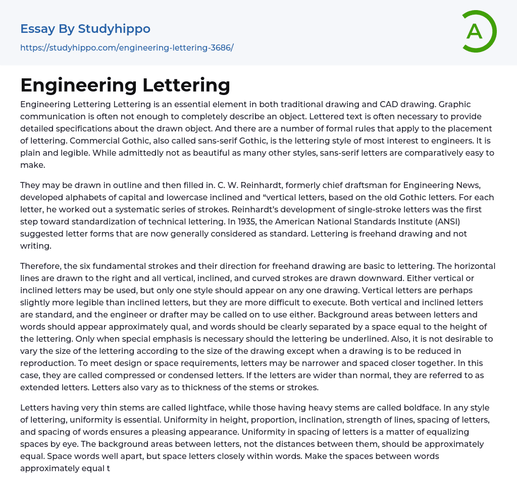 engineering in essay writing