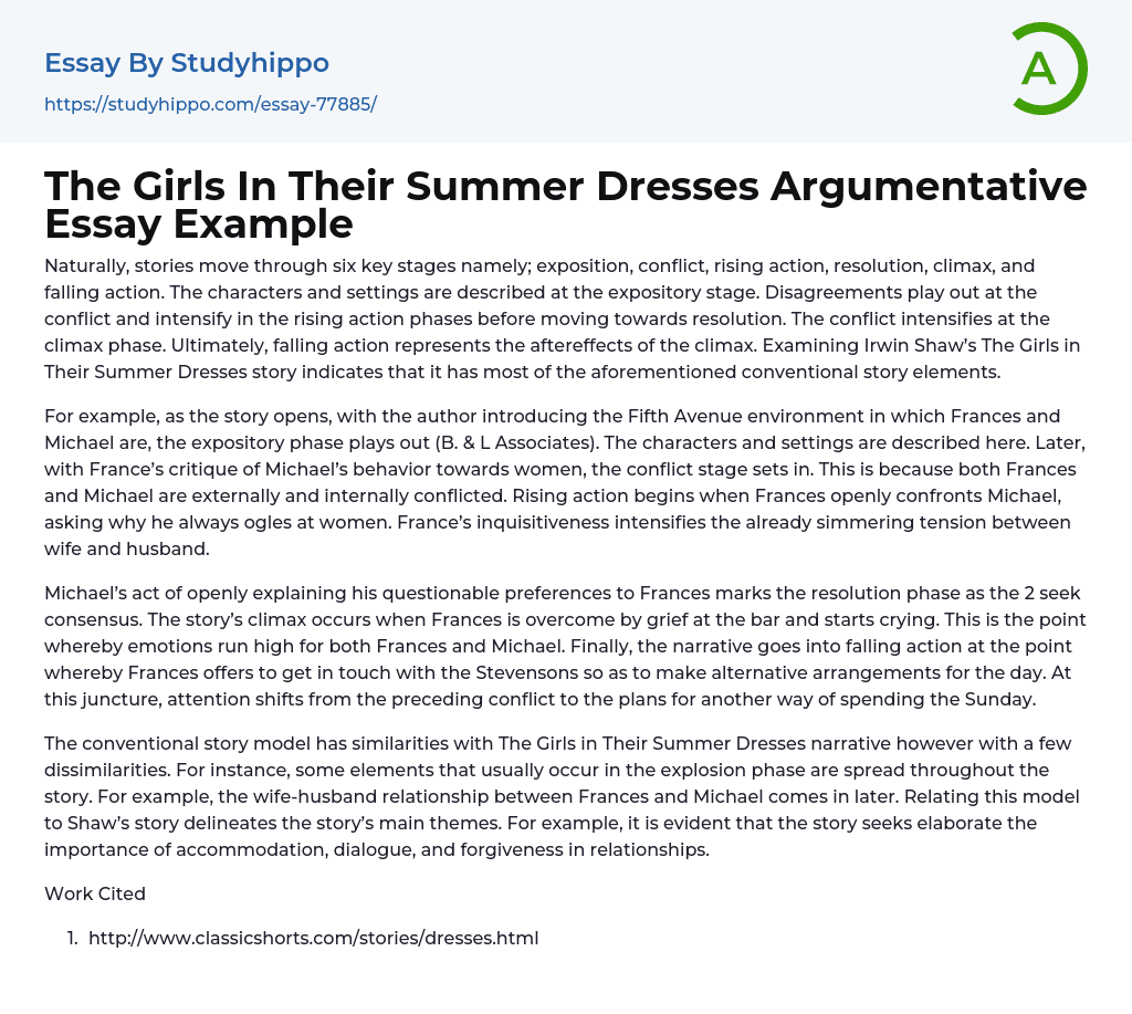 essay on summer clothes