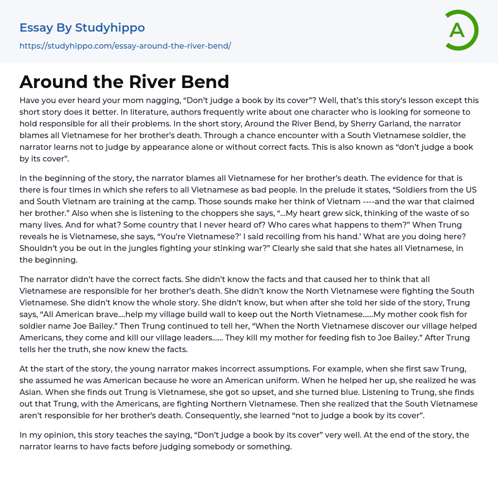 Around the River Bend Essay Example