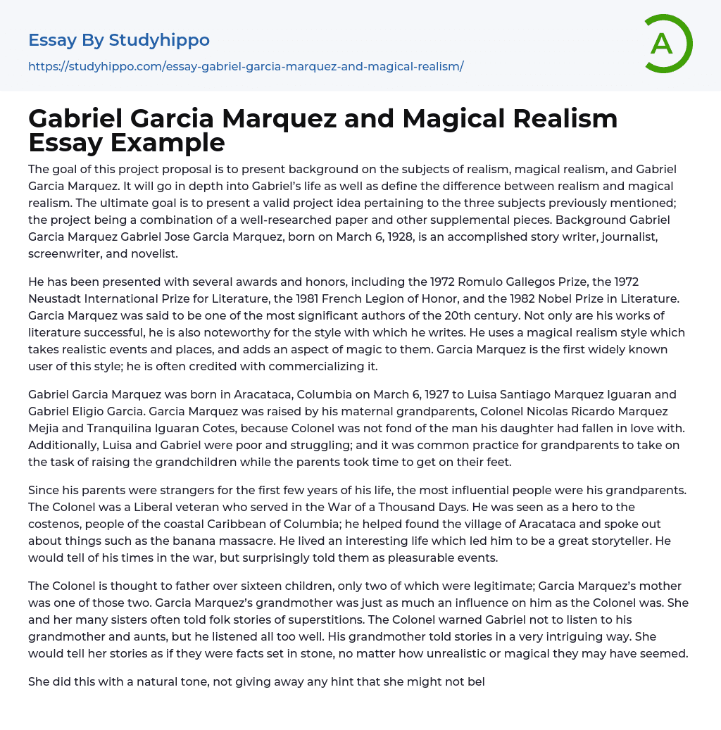 magical realism essay topics