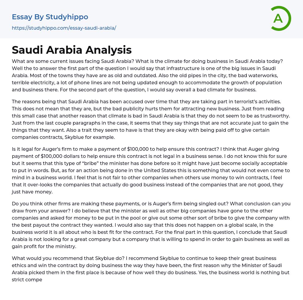 essay on saudi arabia in urdu