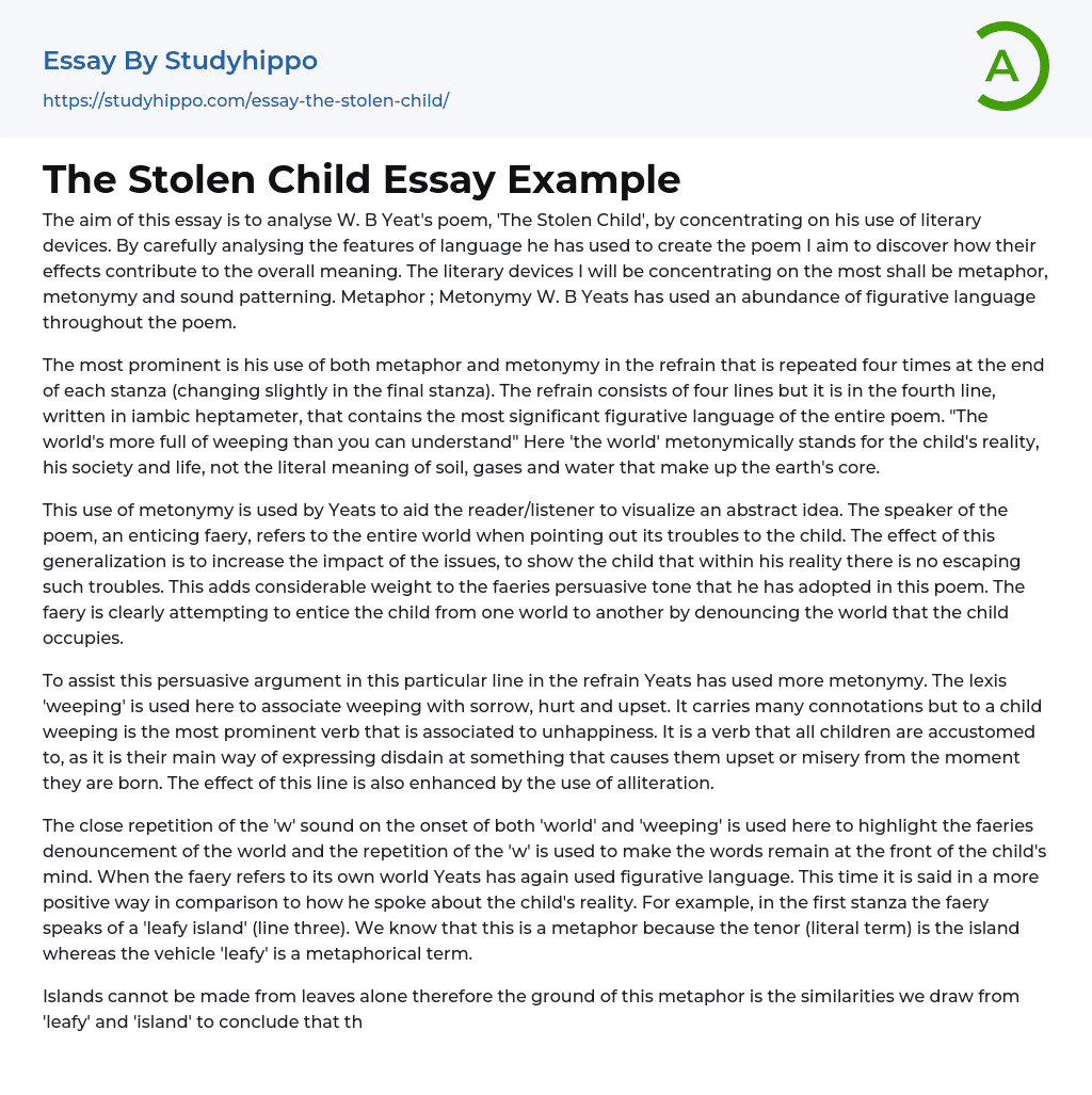 essay about stealing at school