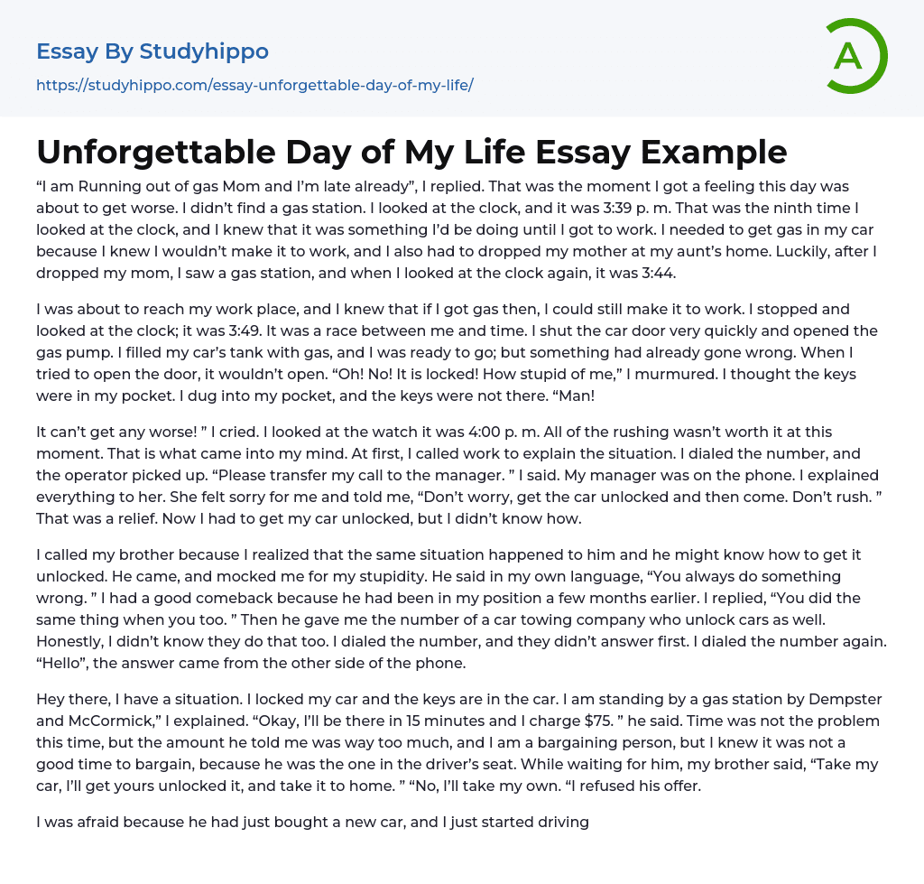 easy life essay