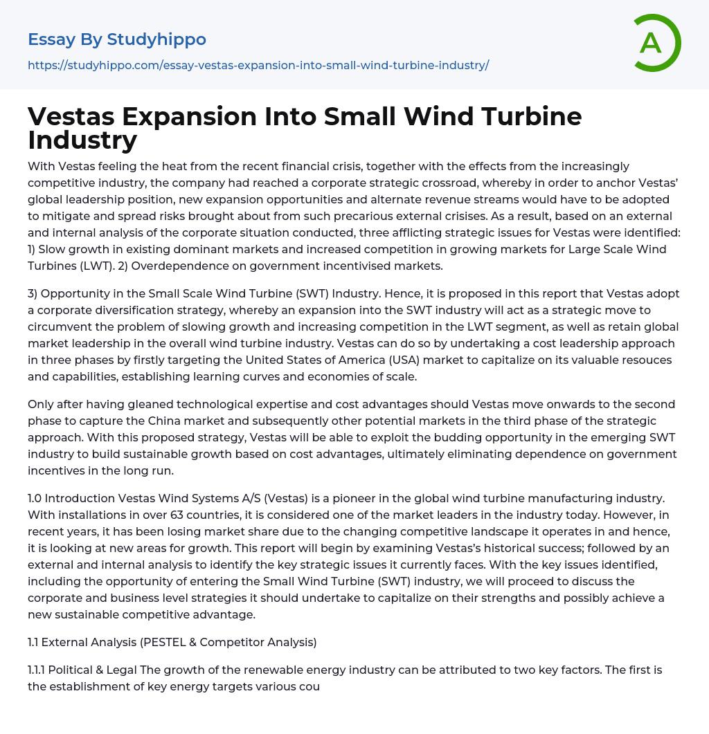 wind turbine essay conclusion
