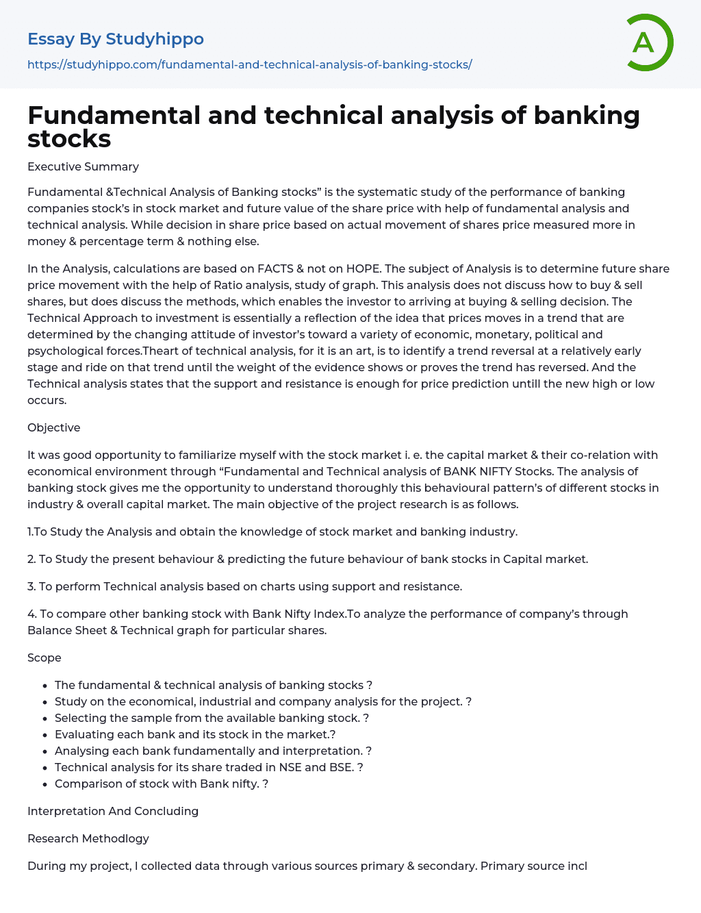 write an essay on innovative banking
