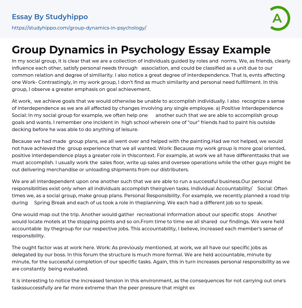 group-dynamics-in-psychology-essay-example-studyhippo