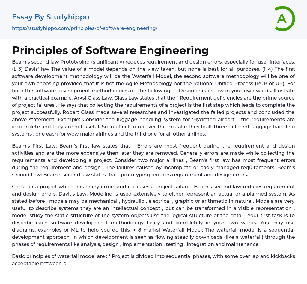software engineering essay topics