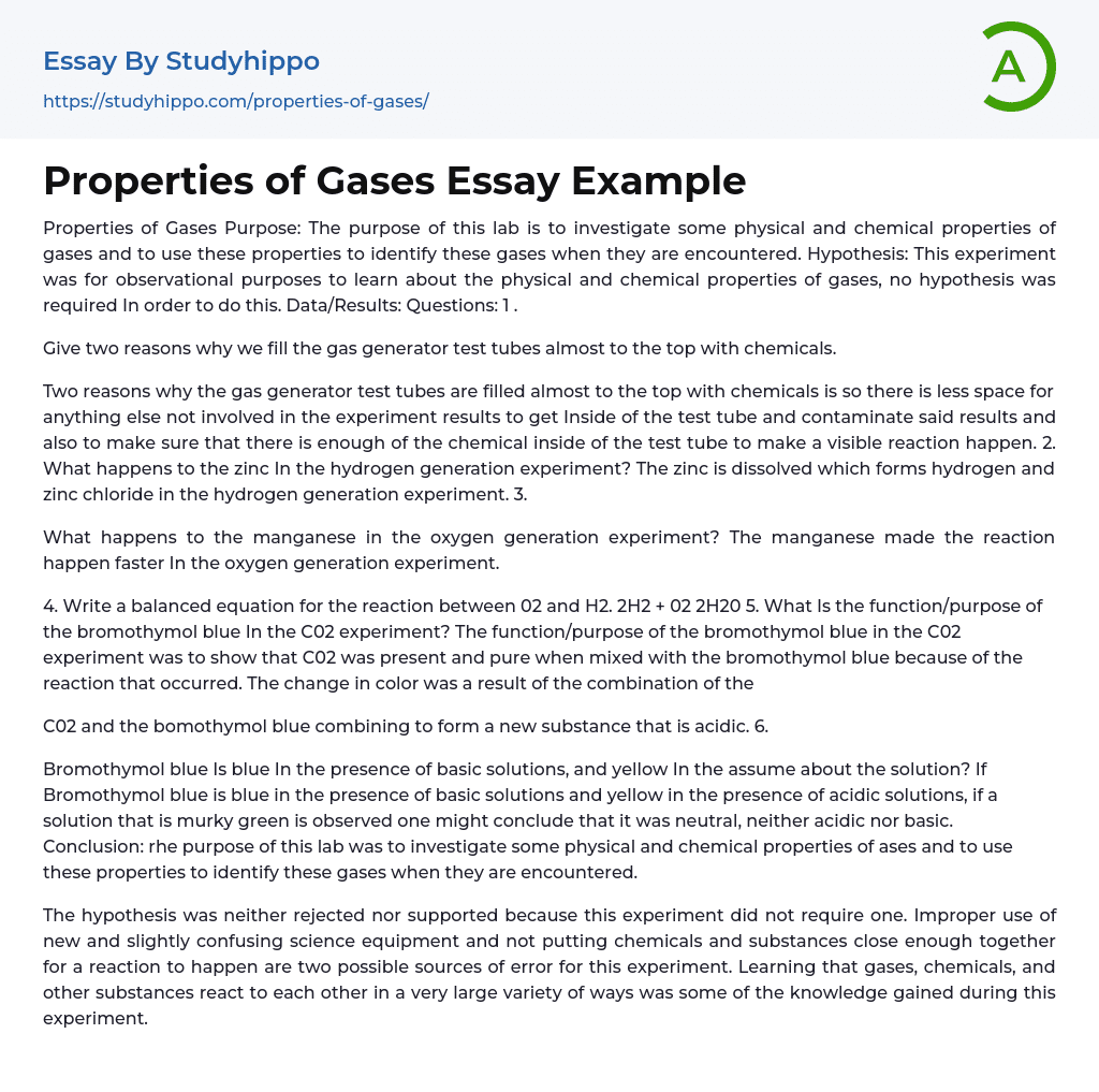 essay global properties