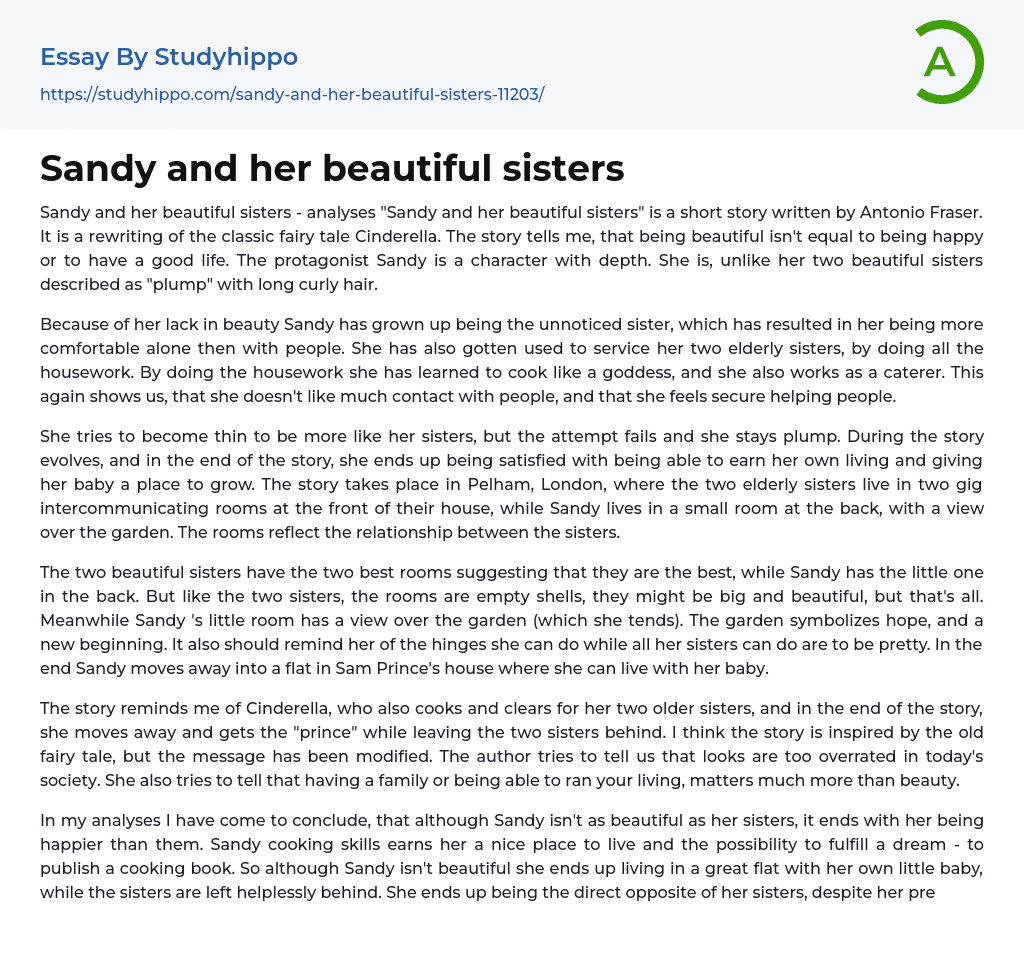 Sandy and her beautiful sisters Essay Example