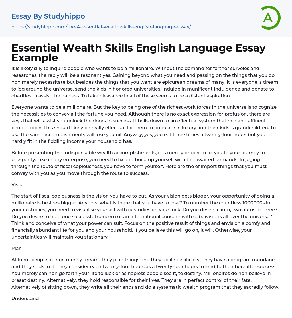 common wealth essay in english