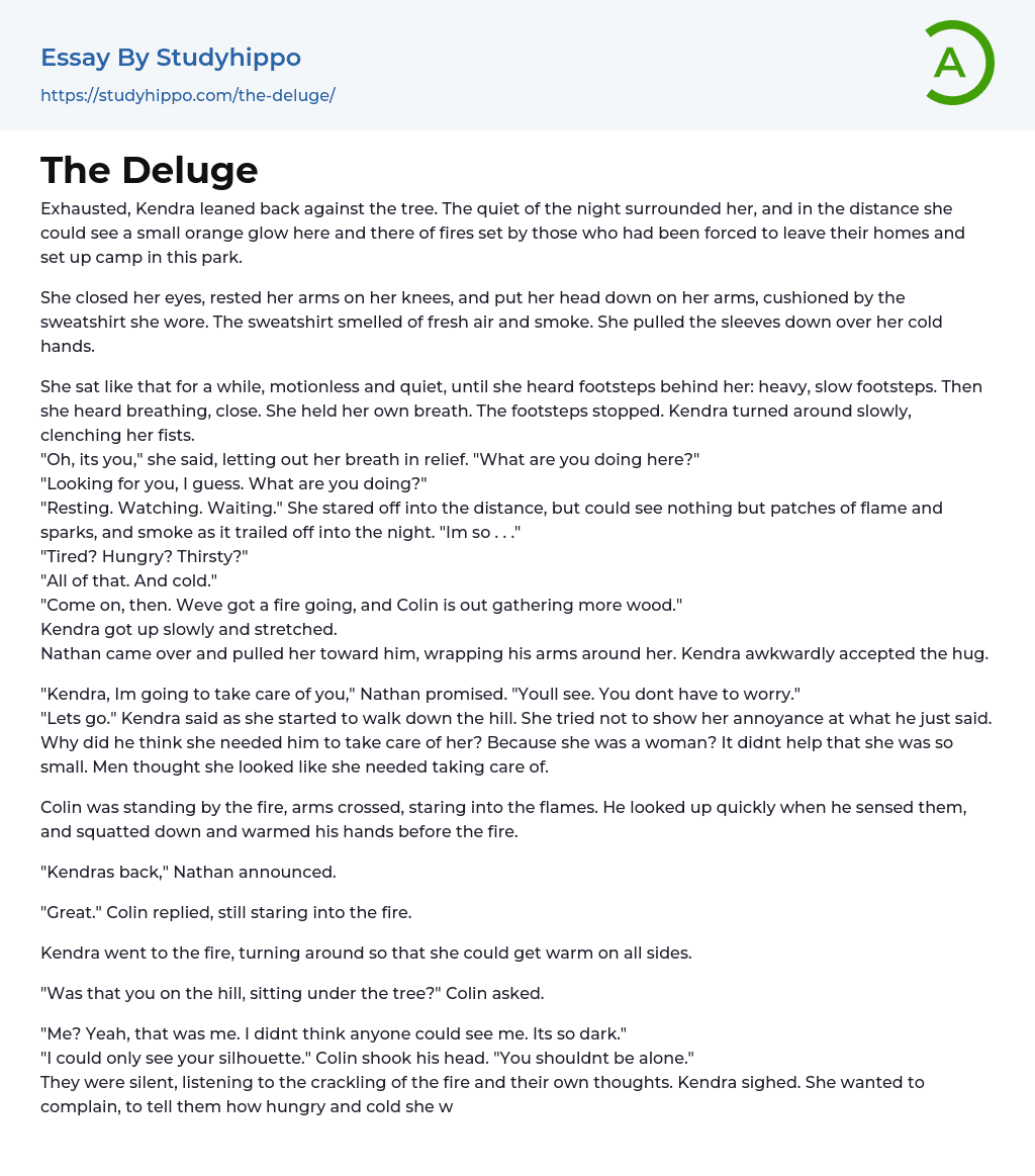 The Deluge Essay Example