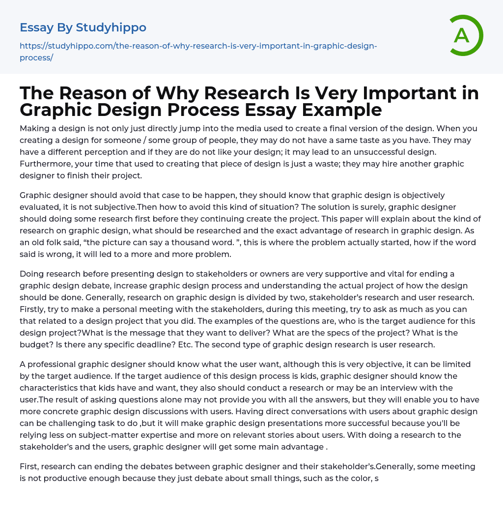 essay about why research is important