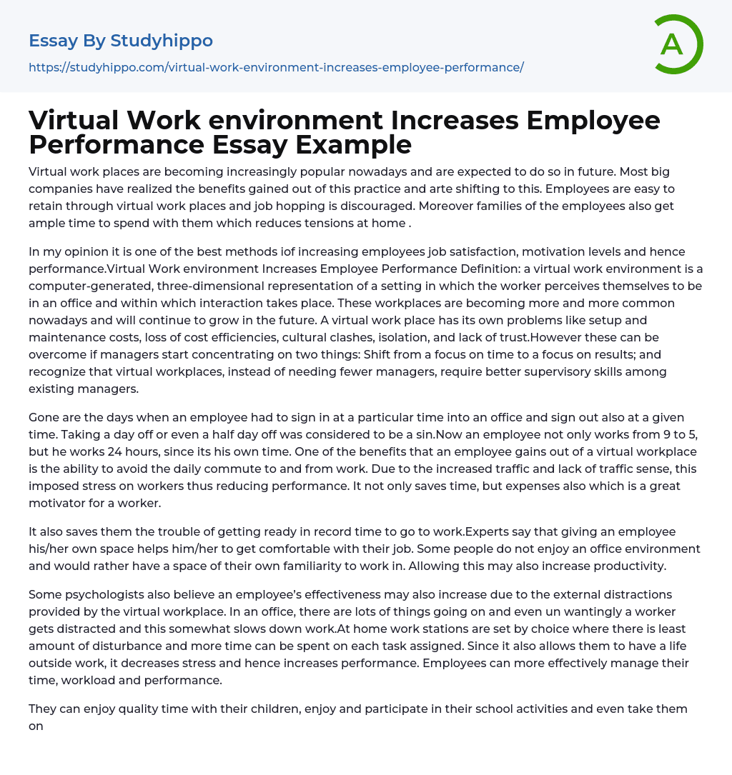 virtual-work-environment-increases-employee-performance-essay-example