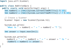 Create a math program that generates to random numbers to be added together .