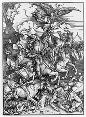 Four Horsemen of the Apocalypse 1497-1498 15 x 11 in