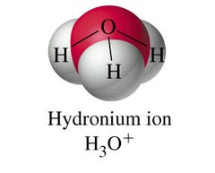 hydronium ions