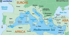 Italy and Portugal are both part of Mediterranean Europe.