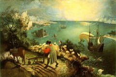 Landscape with the Fall of Icarus 1555-1556 29 x 44 in