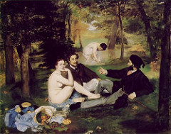 Luncheon on the Grass 1863 7 x 9 ft