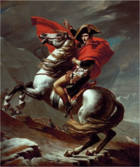 Napoleon Crossing the Saint-Bernard 1801-1805 9 x 8 ft