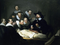 The Anatomy Lesson of Dr. Nicolaes Tulp 1632 5 x 7 ft