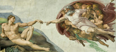 The Creation of Adam 1511-1512 45 x 120 ft