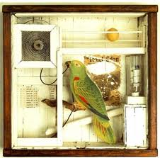This work by Joseph Cornell is an example of a work created by found objects.