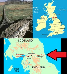 What is the significance of Hadrian 's Wall?