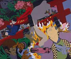 What is the SUBJECT of this untitled work by Roger Shimomura?