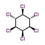 C6H6Cl6 structure