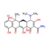 C22H23ClN2O8 structure