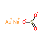 AuNaO3S structure