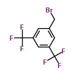 C9H5BrF6 structure