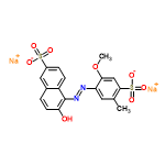 C18H14N2Na2O8S2 structure