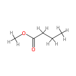 C5H10O2 structure