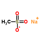 CH3NaO3S structure