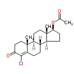 C21H29ClO3 structure