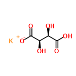 C4H5KO6 structure