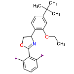 C21H23F2NO2 structure