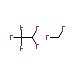 C3H3F7 structure