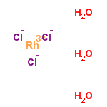 H6Cl3O3Rh structure