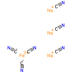 C6FeN6Na3 structure