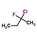 C4H8ClF structure