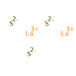 La2S3 structure