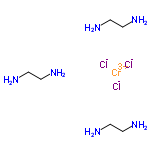 C6H24Cl3CrN6 structure